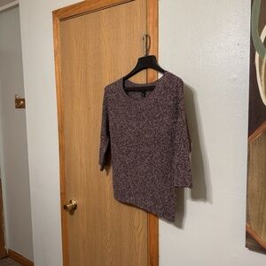 Club Monaco Medium Multi-Color Scoop Neck 3/4 Sleeve Marled Sweater - EUC